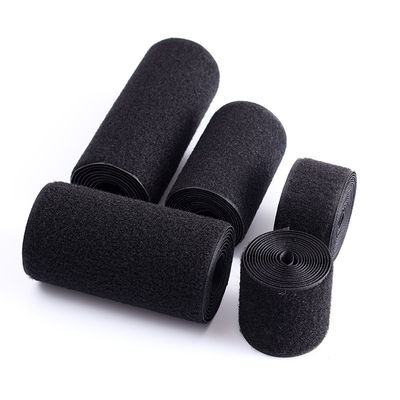 Black And White Sewing Hook And Loop Glue Free Sew On Hook And Loop For Clothing Luggage