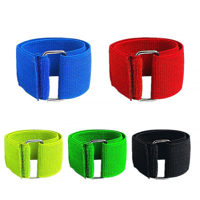 10mm Colorful Hook And Loop Elastic Straps Iron Buckle Non Fuzz Textile Sofa Binding