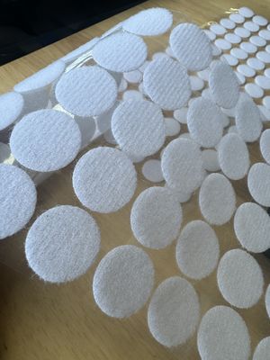 Black And White Adhesive Hook And Loop Sustainable 10mm 15mm 20mm Hook And Loop Tape