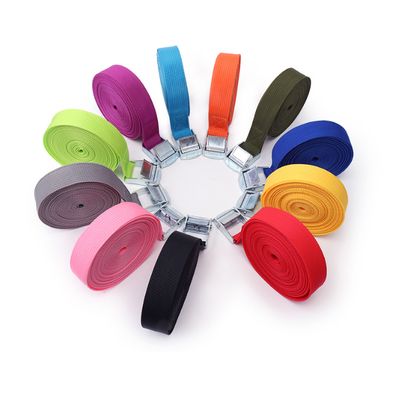 2.5cm Elastic Hook And Loo Metal Buckle Polyester Heavy Duty Elastic Loop Fastener
