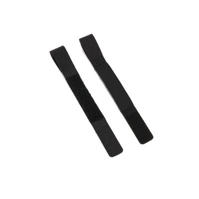 Black Back To Back Hook And Loop P Shaped Hook And Loop Tape For Data Cable And Computer Cable