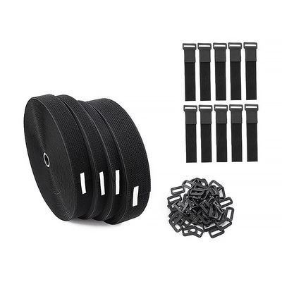 Space Saving Hook And Loop Wire Ties Reusable Adjustable For School Or Office