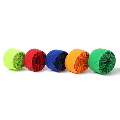 Protective Gear Stretchable Hook And Loop 10mm Colored Non Fuzz Self Adhesive